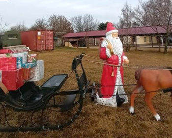 Megérkezett Móricgátra a Mikulás és a Rénszarvasa