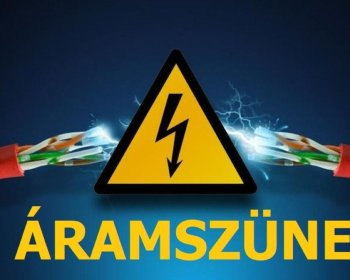 Tervezett áramszünet